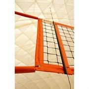 Kv.Rezac 15095029011 Сетка для пляжного волейбола Черный/Оранжевый